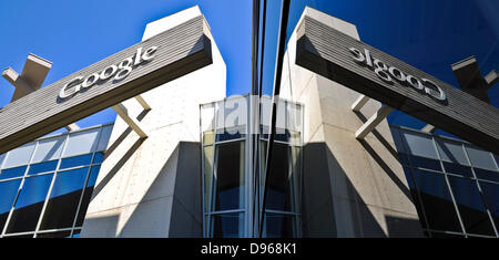 Silicon Valley - Google-Campus Stockfoto