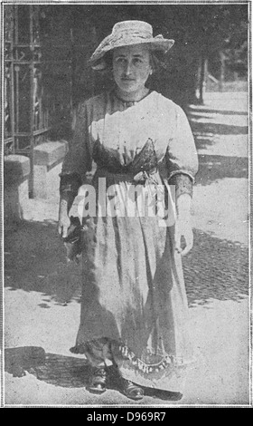 Rosa Luxemburg (1871-1919) Polen geborenen deutschen kommunistischen revolutionär. In Berlin ermordet. Stockfoto