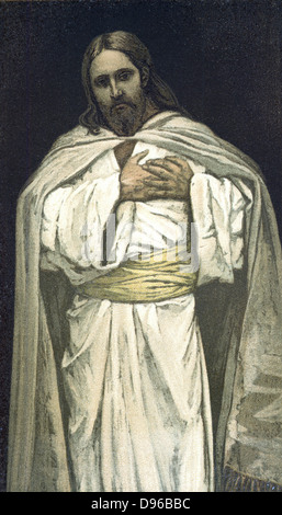 Unseres Herrn Jesus Christus.   Illustration von J.J.Tissot für seine "Leben unseres Erlösers Jesus Christus", 1897. Oleographie. Stockfoto