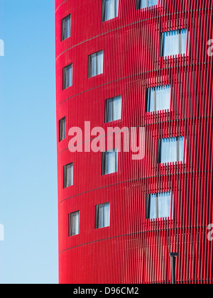 Turm von Toyo Ito in Plaça Europa, Hospitalet de Llobregat. Barcelona Provinz, Katalonien, Spanien Stockfoto