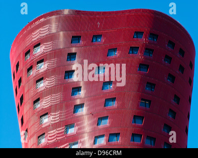 Turm von Toyo Ito in Plaça Europa, Hospitalet de Llobregat. Barcelona Provinz, Katalonien, Spanien Stockfoto