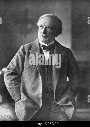 David Lloyd George, Earl Lloyd-George von Dwyfor (1863-1945), liberaler Staatsmann in Manchester, Lancashire geboren. Der britische Premierminister 1916-1922. Stockfoto