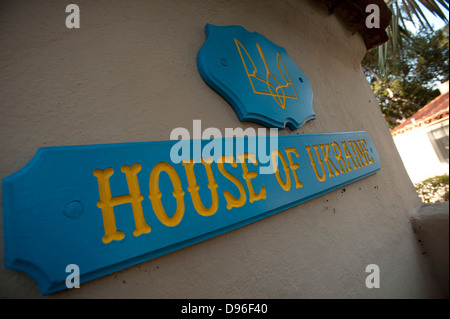 Internationalen Cottages, Balboa Park, San Diego, Kalifornien, Vereinigte Staaten von Amerika Stockfoto