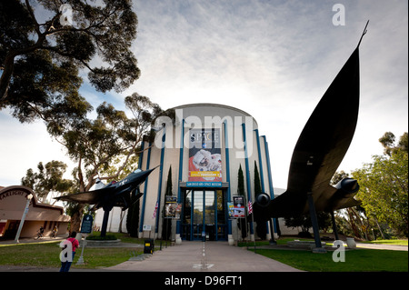 Luft & Raumfahrtmuseum, Balboa Park, San Diego, California, Vereinigte Staaten von Amerika Stockfoto