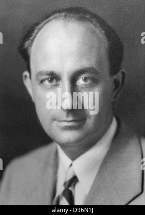 Enrico Fermi (1901-1954) italienischer amerikanischer Physiker. Atomenergie. Nobelpreis für Physik verliehen. Stockfoto