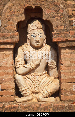 BUDDHISTISCH Gottheit im TAYOK PYI PAYA - BAGAN, MYANMAR Stockfoto