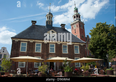 Alte Waage, Leer, Ost Friesland, Niedersachsen, Deutschland, Alte Waage, Leer, Ostfriesland, Niedersachsen, Deutschland Stockfoto