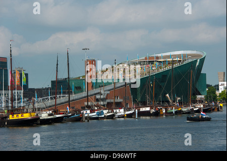 Museum, Nemo, Amsterdam, Niederlande, Europa, neue Metropolis Museum "NEMO", Wissenschaft und Technik zentrieren, Museum, Nemo, Beli Stockfoto