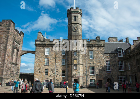 Old Royal Palace Edinburgh Castle Edinburgh Lothian, Schottland Großbritannien Europa Alter Königspalast Edinburgh Castle, Ed Stockfoto