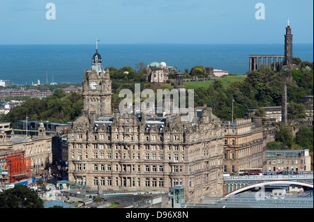 Balmoral Hotel, Edinburgh, Lothian, Schottland, Großbritannien, Europa, Balmoral Hotel, Edinburg, Lothian, Schottland, Grossbritan Stockfoto