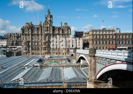 Balmoral Hotel, Edinburgh, Lothian, Schottland, Großbritannien, Europa, Balmoral Hotel, Edinburg, Lothian, Schottland, Grossbritan Stockfoto