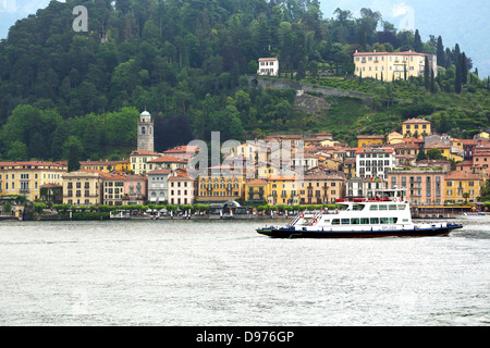 Bellagio am Ufer des Comer Sees in Norditalien Stockfoto