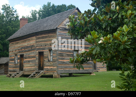 Präsident James K. Polk Elternhaus in der Nähe von Charlotte, North Carolina USA Stockfoto