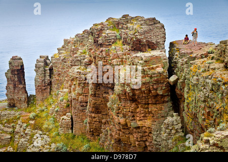 Steilküste. Stockfoto