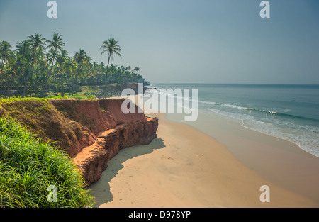 Varkala Beach, Kerala, Indien Stockfoto