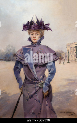 Louise Abbéma Elegante Platz De La Concorde 1894 Carnavalet-Museum - Paris Stockfoto