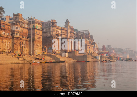 Heilige Stadt Varanasi, Indien Stockfoto