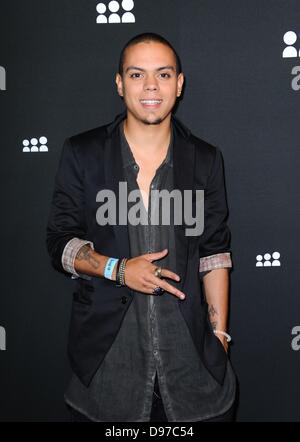 Los Angeles, CA. 12. Juni 2013. Evan Ross im Ankunftsbereich dafür ist MySpace Ereignis, El Rey Theater, Los Angeles, CA 12. Juni 2013. Bildnachweis: Dee Cercone/Everett Collection/Alamy Live-Nachrichten Stockfoto