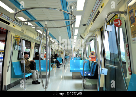 Taipei U-Bahn in Taiwan Stockfoto