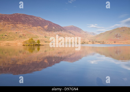 Crummock Wasser im Lake District an einem noch morgen. Stockfoto
