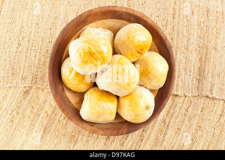 Frische hausgemachte Abendessen Brötchen vor dem Hintergrund Stockfoto