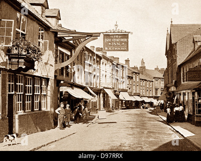 Banbury Parsons Street 1900 Stockfoto