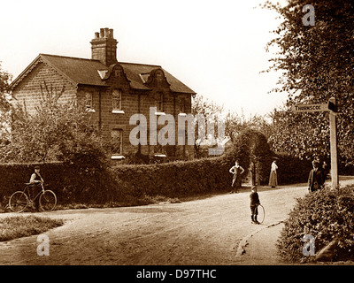 Thurnscoe drei Lane enden 1900 Stockfoto