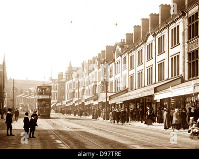 Keighley Cavendish Straße 1900 Stockfoto