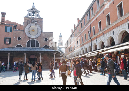 Kirche San Giacomo di Rialto, Venedig, Italien Stockfoto