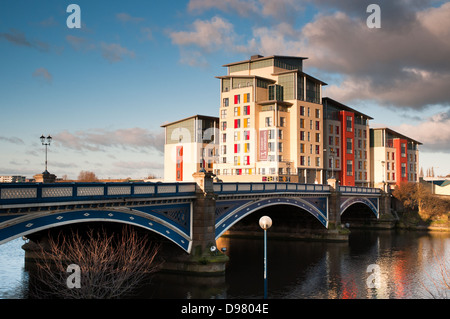 Rialto Hof & Victoria Bridge (Querformat) Stockfoto