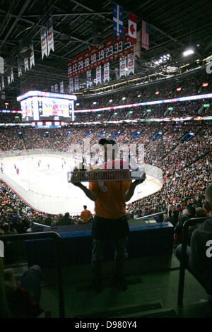 Montreal Canadiens Hockey-Spiel im Bell Centre. Stockfoto