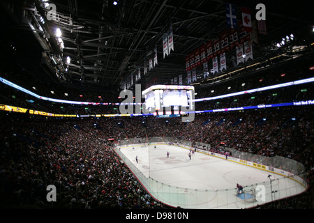 Montreal Canadiens Hockey-Spiel im Bell Centre. Stockfoto