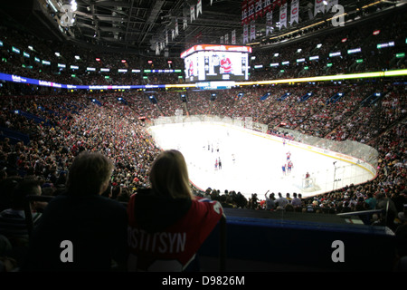 Montreal Canadiens Hockey-Spiel im Bell Centre. Stockfoto