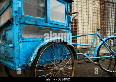 Alte Lebensmittel Trishaw, George Town, Penang, Malaysia Stockfoto