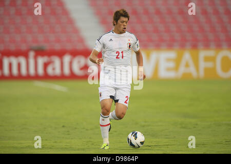 Hiroki Sakai (JPN), 11. Juni 2013 - Fußball / Fußball: FIFA WM Brasilien 2014 asiatische Qualifikation Finale Runde Gruppe B zwischen Irak 0-1 Japan Al-Arabi Stadium, Doha, Katar.  (Foto von YUTAKA/AFLO SPORT) Stockfoto