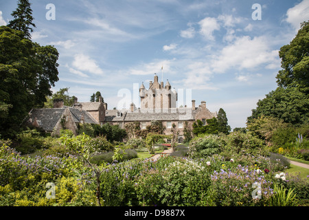 Cawdor Castle Garden in der Nähe von Nairn in Inverness-Shire, Schottland Stockfoto