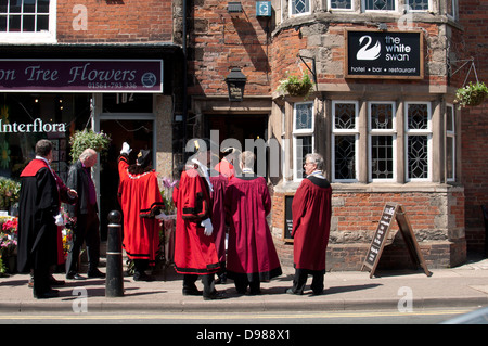 Gericht-Leet-Tag, Henley-in-Arden, Warwickshire, UK Stockfoto