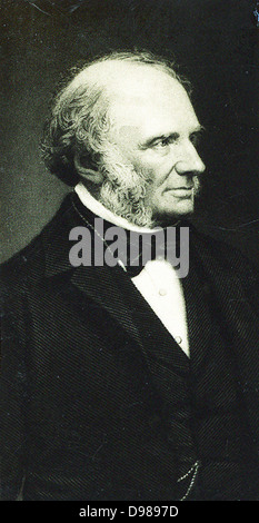 John Russell, Lst Earl Russell (1792-1878) englische Whig/liberaler Politiker. Premierminister 1842-1852. Großvater von Bertrand Russell. Wenn er in den Adelsstand erhoben wurde 1861 war er als Lord John Russell bekannt. Zu fotografieren. Stockfoto
