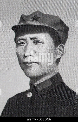 Mao Zedong (1893-1976), Gründervater der Volksrepublik China von seiner Gründung im Jahre 1949. Mao ist nach wie vor eine kontroverse Figur zu diesem Tag, mit ein umstrittenes Erbe, das für die Revision und heftige Debatte. Stockfoto