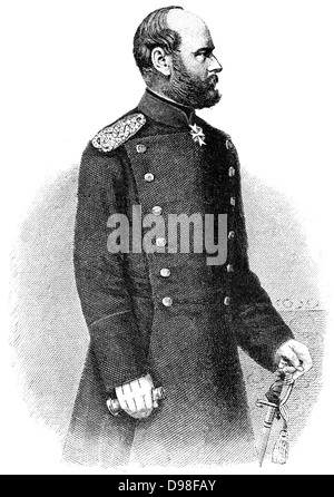 Friedrich Wilhelm Gustav von Stiehle, 1823-1899, preußischer Offizier, Franco-Preussischer Krieg oder Deutsch-Französischen Krieg 1870-1871 Stockfoto