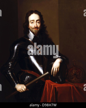 Charles ich (1600-1649) König von Großbritannien und Irland von 1625, von Sir Anthony Van Dyck Stockfoto