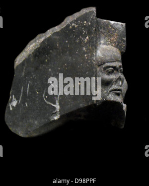 Fragment einer modellierte Statue zeigt einen asiatischen Gefangenen. 19. Dynastie Herrschaft von Ramses I oder Seti I. ca. 1300 – 1250 v. Chr. Ägypten Stockfoto