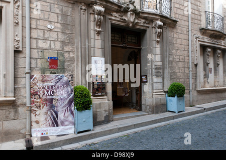 Das Musee De Vulliod Saint-Germain in Pézenas, Südfrankreich. Stockfoto