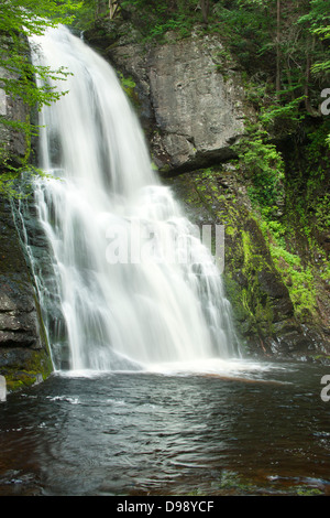 MAIN WASSERFÄLLE BUSHKILL FALLS THEMENPARK BUSHKILL CREEK PIKE COUNTY PENNSYLVANIA USA Stockfoto