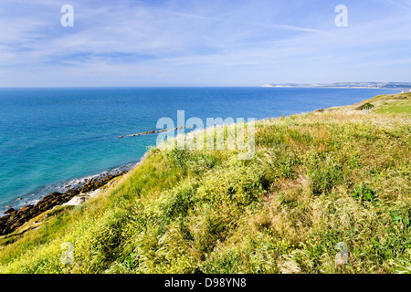 La Manche cote d Opale Küste in der Normandie, Frankreich Stockfoto