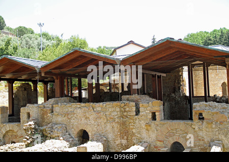 Die Villa Romana del Casale ist eine römische Villa, die im ersten Quartal des 4. Jahrhunderts errichtet. Stockfoto