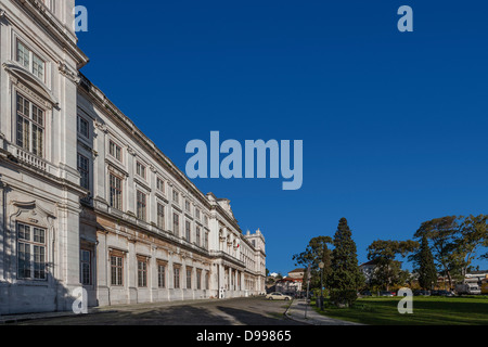 Ajuda Nationalpalast, Lissabon, Portugal. 19. Jahrhunderts neoklassischen Königspalast. Stockfoto