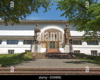 Ernst Ludwig Haus bei Kuenstler Kolonie Künstlerkolonie in Darmstadt Deutschland Stockfoto