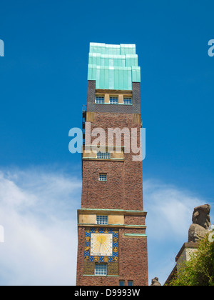 Hochzeitsturm Turm an Kuenstler Kolonie Künstlerkolonie in Darmstadt Deutschland Stockfoto