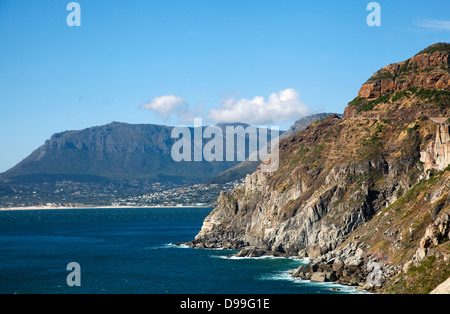 Küste entlang Chapmans Peak Drive in Kap-Halbinsel, Kapstadt - Südafrika Stockfoto